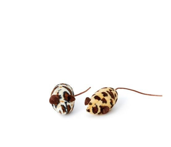 Bud'z jouet en jarre pour chat - souris blanche et beige - Sabots et Museaux