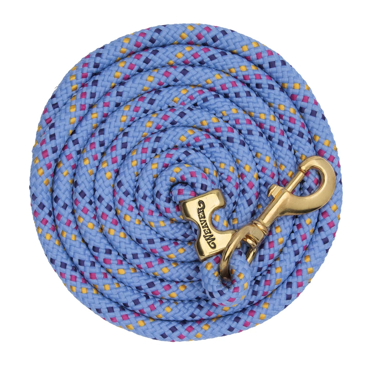Weaver Laisse 10" brass 225 - Arc-en-ciel Lavande/Moutarde/Maude/Framboise
