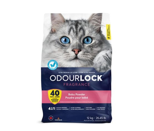 Odourlock Litière agglomérante poudre de bébé 12 kg