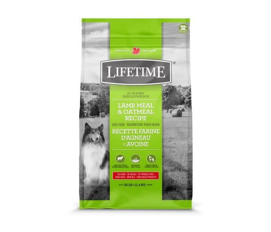 Lifetime Agneau & Avoine Chien 11,4 kg