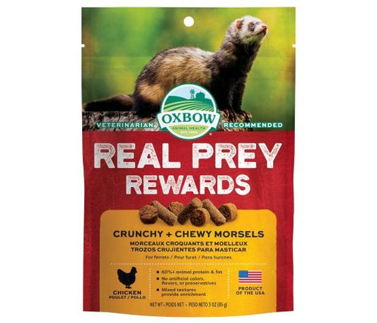 Oxbow gâteries croquantes et moelleuses pour furet - poulet 3 oz