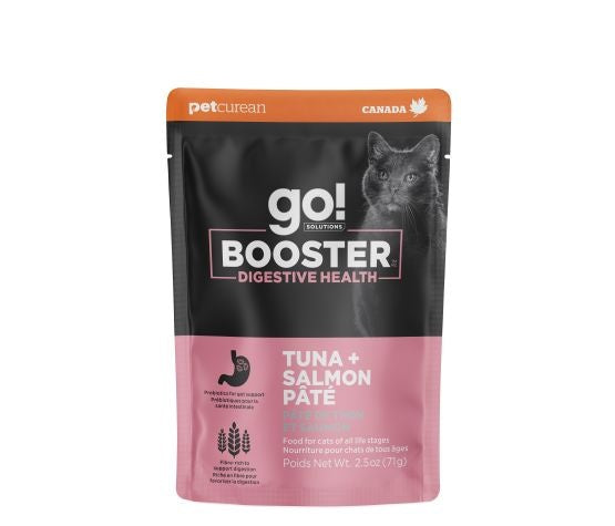 Go Booster pour chat Digestion pâté thon & saumon 71 g