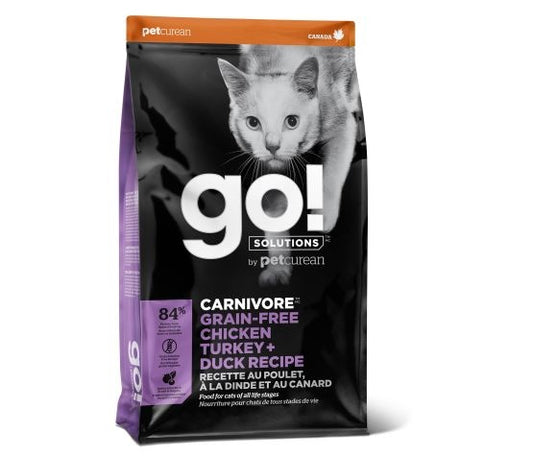 Go Carnivore Poulet, Dinde & Canard Chat 8 lbs