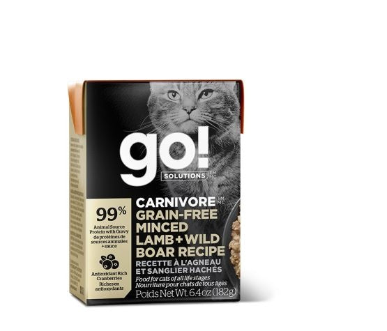 Go Carnivore Sans grains Agneau & Sanglier Sauvage pour chat 6.4 oz