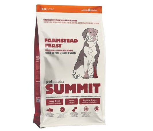 Summit Farmstead Feast pour chien adulte grande race 25 lbs