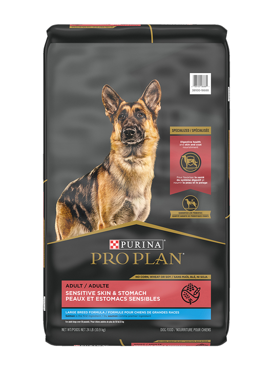 Purina Pro plan grande race Peau & Estomac sensible 15.9 kg