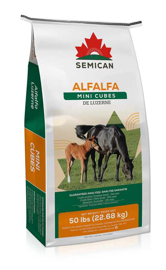 Semican Timothy - Alfalfa mini cube 22.68kg