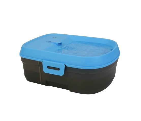 H2o Fontaine pour chien sans-fil 6 Litre Bleu