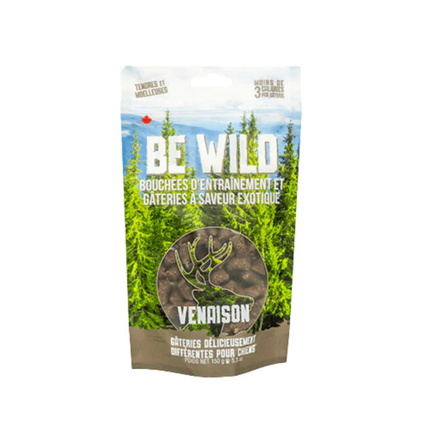 Be Wild Gâterie Venaison 150 g - Sabots et Museaux