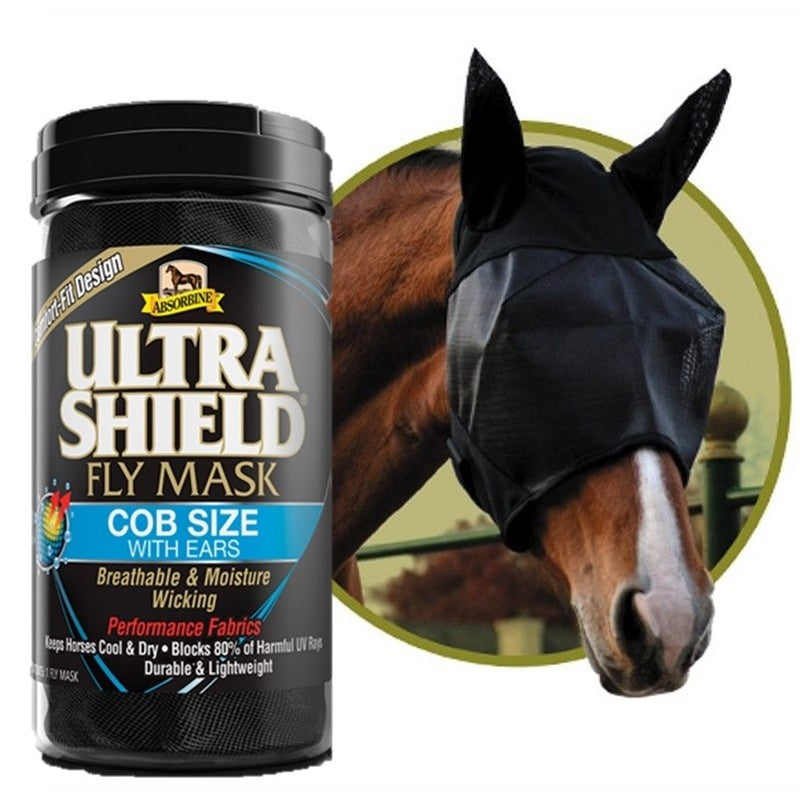 Ultrashield Masque à mouches Cob avec oreilles - Sabots et Museaux