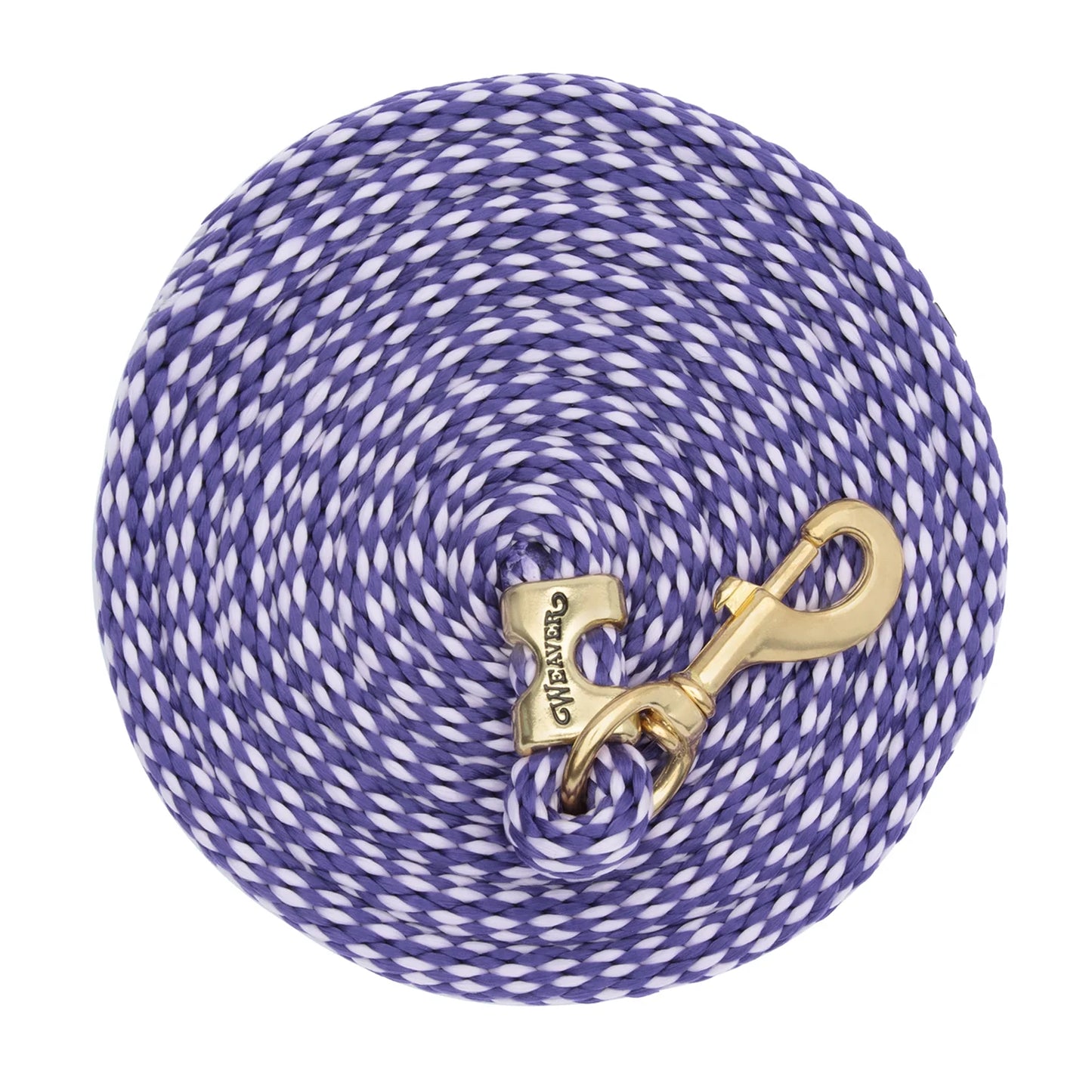 Weaver Laisse 10" brass 225 - Treillis Mauve/Orchidée